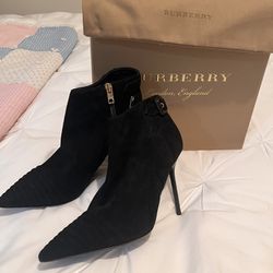 Burberry thin heel boots