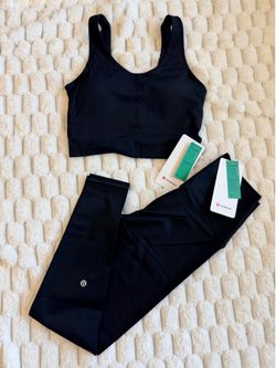 Black 2 piece yoga set