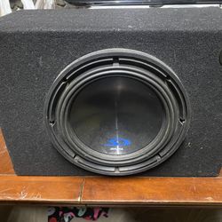 Alpine S Series 10” Sub & Box 