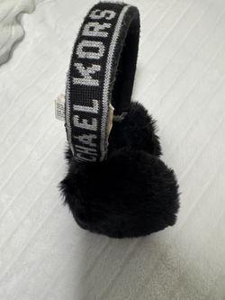 Michael Kors Black Earmuffs for Women