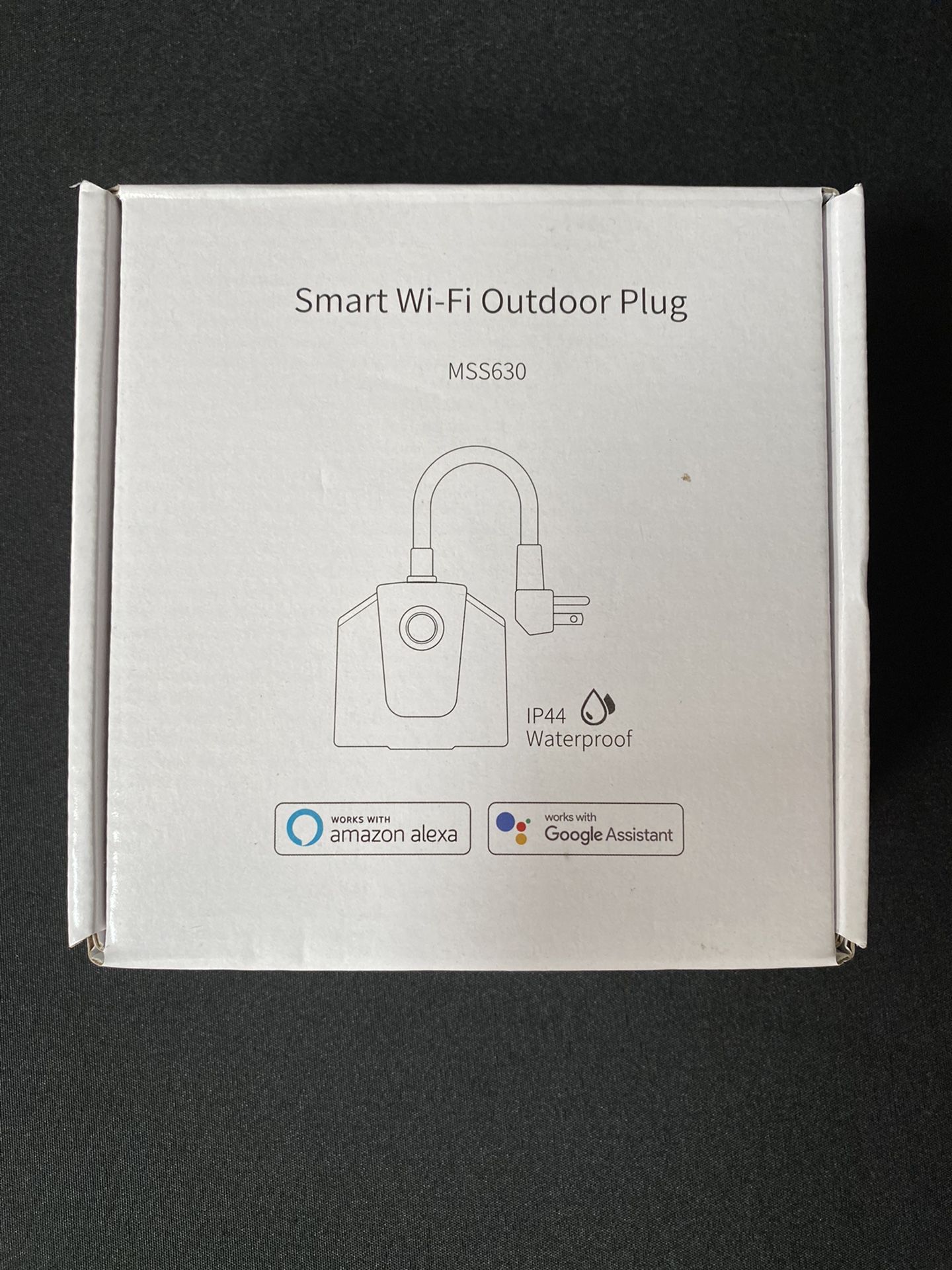 New Outdoor Smart Plug, Outdoor Wi-Fi Outlet with 3 Sockets Independently Compatible with Alexa, Google Home and SmartThings, IP44 Waterproof.