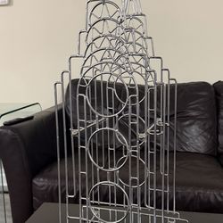 Vintage NYC Chrysler Wine Rack New York City Sommelier Gift