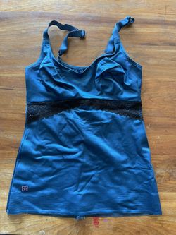 Ruby Ribbon Blue Lace Full Support 32 Cami Retired