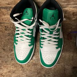 Green & White Air Jordan’s