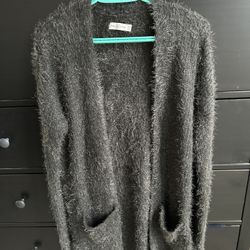 Abercrombie & Fitch Fuzzy Cardigan