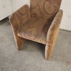 Paisley Pattern Accent Chair 