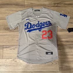 Men’s LA Dodgers Kyle Tucker Grey Stitched Jersey, S To 3Xl