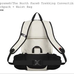 Supreme The North Face Trekking Convertible Backpack Waist Bag White