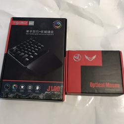 Gaming half keyboard and mouse PC