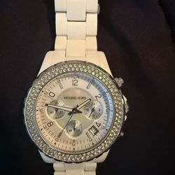 Michael Kors Ceramic/diamond Watch