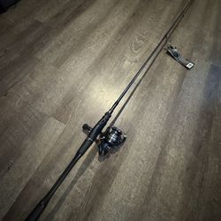 Shimano Adrena 7’ Med Shimano Miravel 2500hg Salt And Fresh Water Fishing Combo.