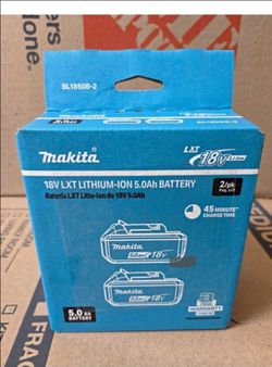 Makita 5.0 2 Batteries