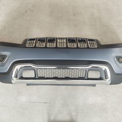 For 2014 2015 2016 Jeep Grand Cherokee Front Bumper Grille Cover Set