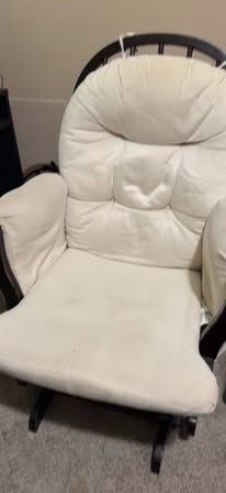 Cream rocking chair