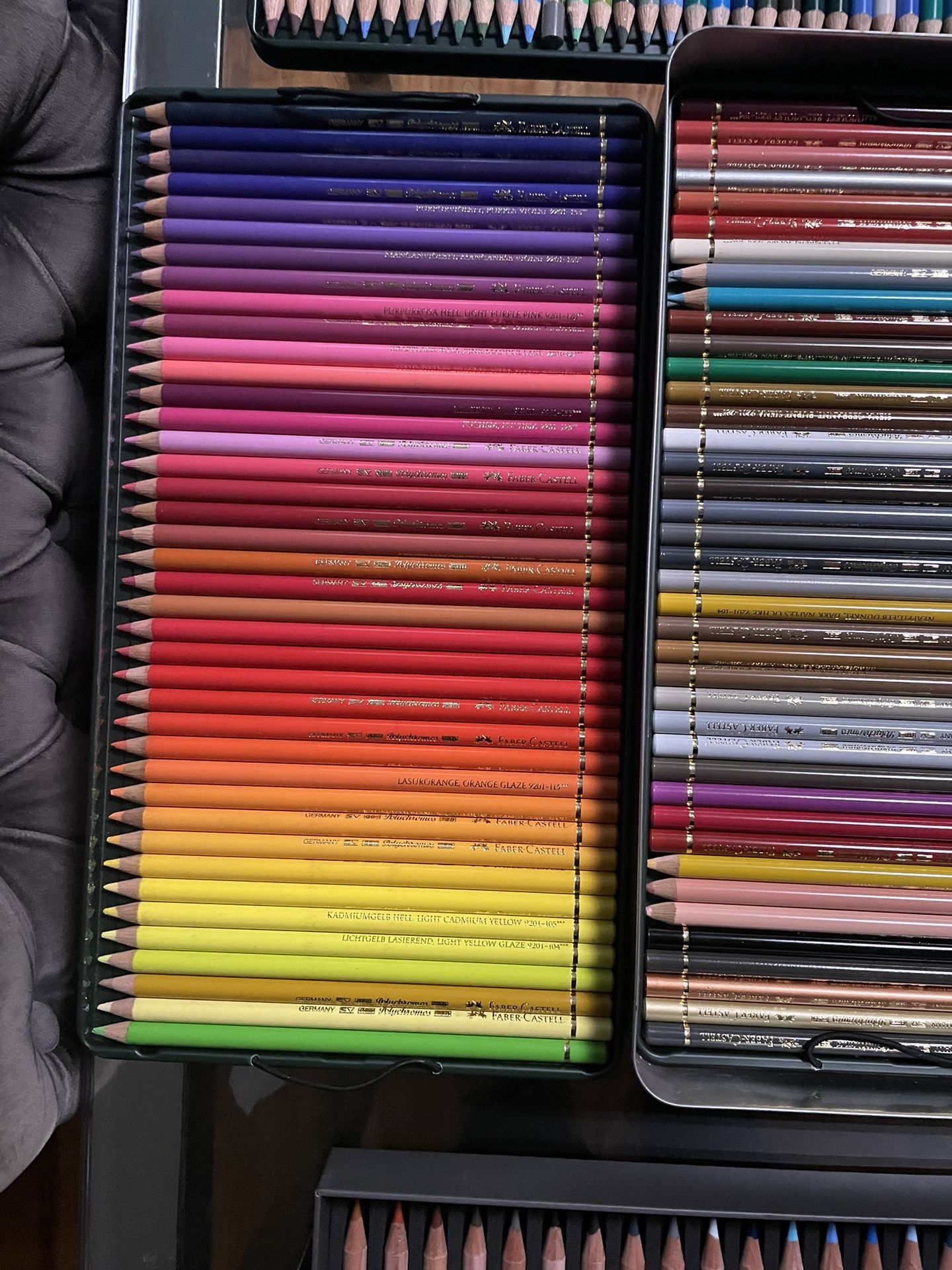 Faber Castel And Caran D’ache Pencil Colors