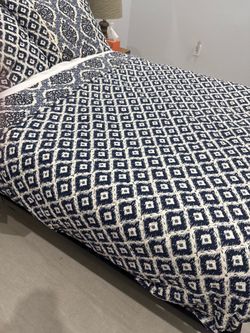 1 full-size bed with frame free for pick up. Must pick up today July 31.  please read description.