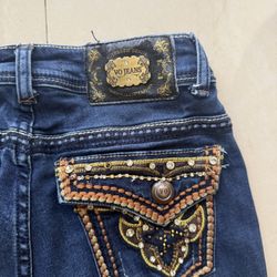 Y2k blue bootcut low rise jeans 