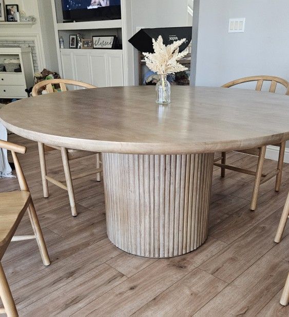 60 inch round dining table