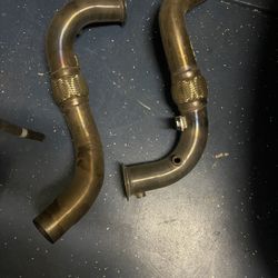 BMW 550i Downpipes