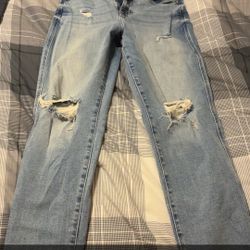 Straight Leg Jeans 
