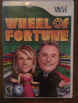 Nintendo Wii wheel of fortune