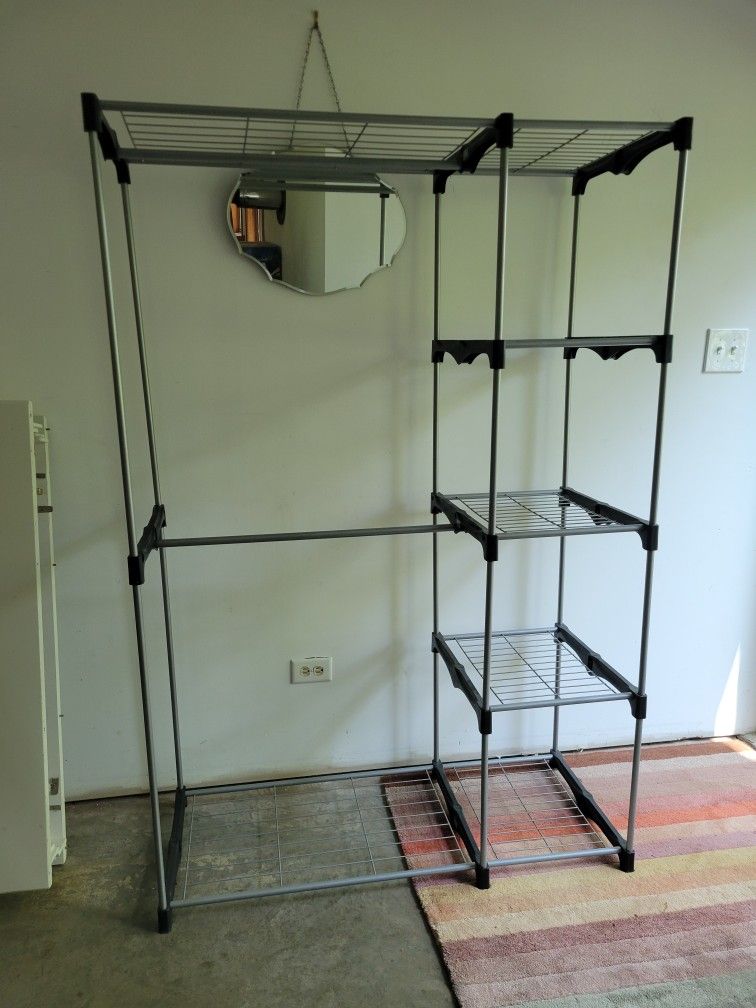 Freestanding Closet Clothes Rack