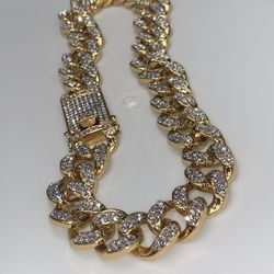 22k Stainless Steel Miami Cuban Choker Necklace