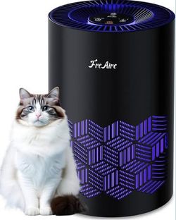 FreAire Air Purifiers for Bedroom Covers Up to 1086 Ft², Air Purifiers for Home, HEPA Air Purifier with Lights, Air Purifier Removes Dust Smoke Pollen