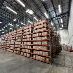 42”x24’ Uprights Brand New Made In USA Pallet Racks Forklifts 