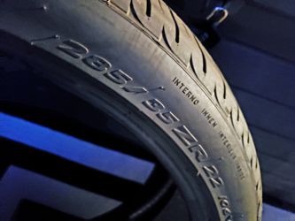(2) Pirelli Scorpion tires - 285/35/ZR22