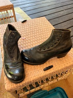 Vintage Edwardian Victorian  side button shoes