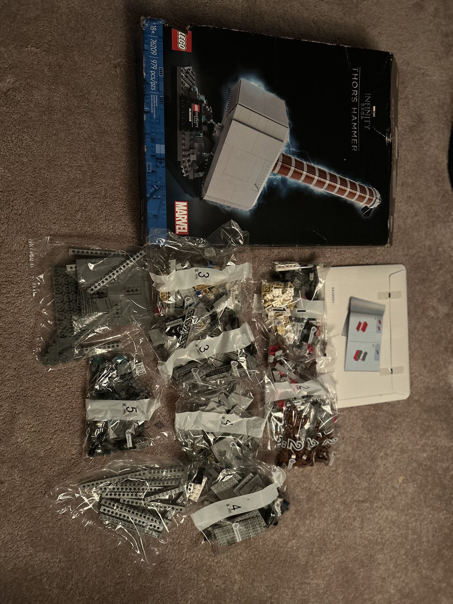 The Infinity Saga Thor’s Hammer Lego