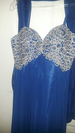 Royal blue Long dress