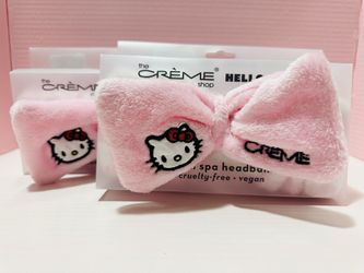 hello kitty plush spa headband. 
