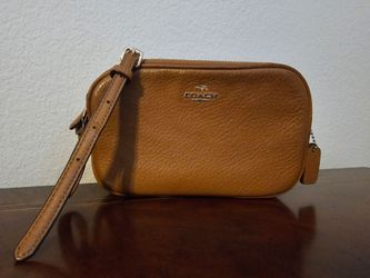 Coach brown leather Jamie crossbody bag