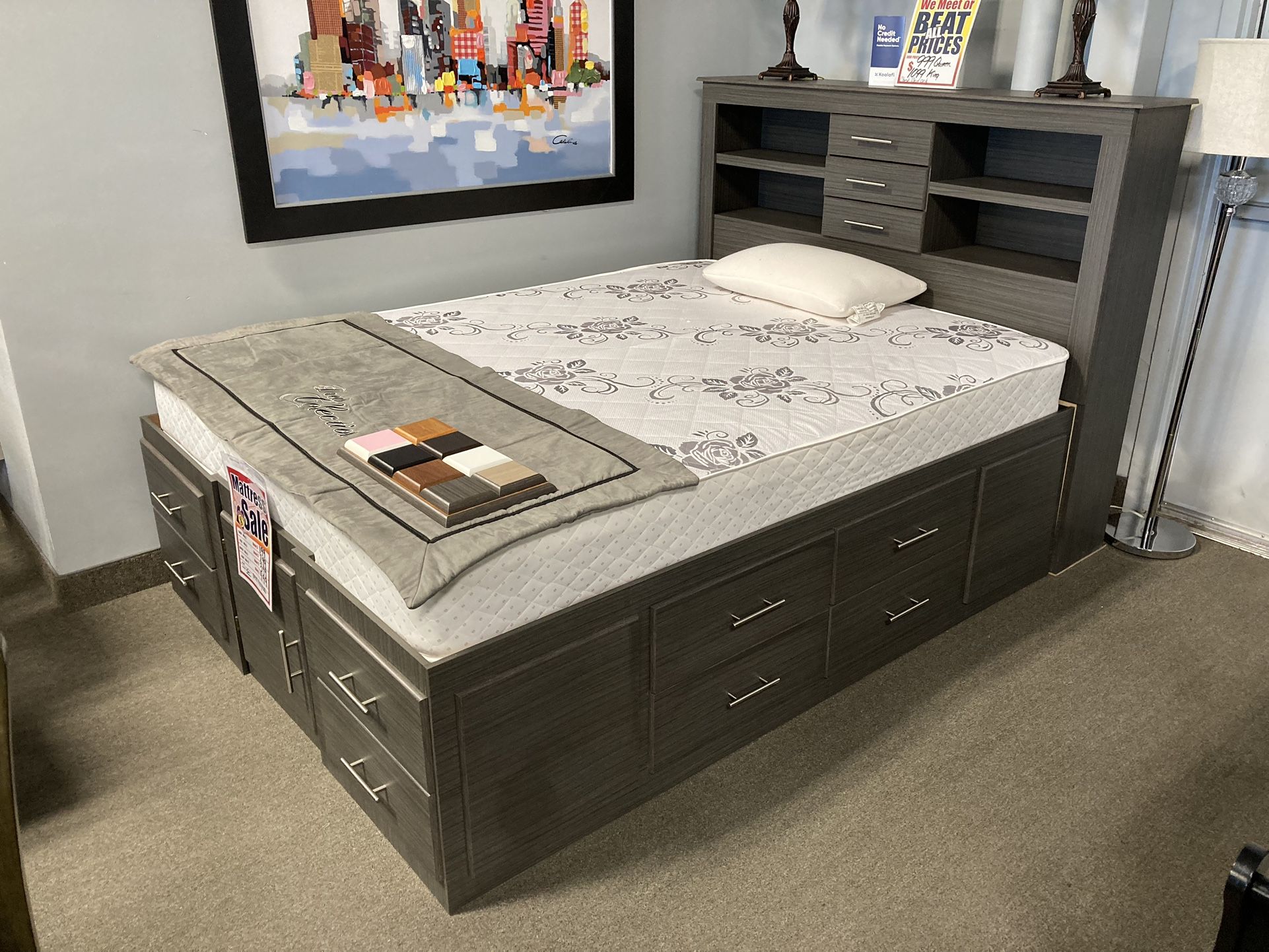 15 Drawer Queen Size Storage Bed,All Products : American Fashion Style Bags On Sale