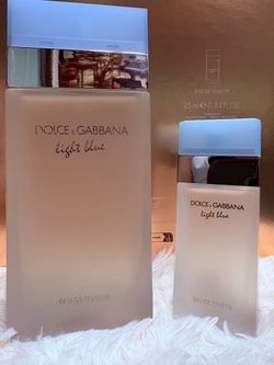 Dolce & Gabbana Light Blue Perfume Set 200ml 6.7oz Size Grande