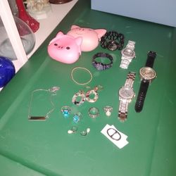 Jewelry All For $10.00 Watches, Earrings,Rings, Bracelet 