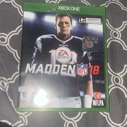 Madden 18 Xbox One Game