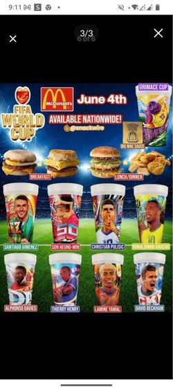 Mcdonalds cups
