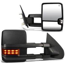 Powered Heated Towing Mirrors (Pair) 14-17 Chevy Silverado 1500, GMC Sierra 1500