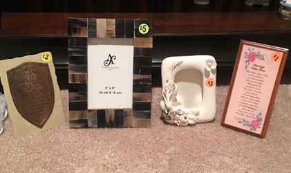 Picture Frames and Plaques