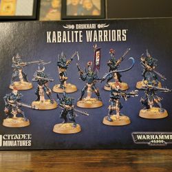 Warhammer 40k Drukhari Kabalite Warriors - Painted
