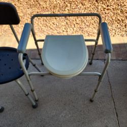 Handicap Assisted Portable Restroom And Shower Chair