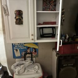 Floor Cabinet W Drawers And A Hanging Cabinet 
