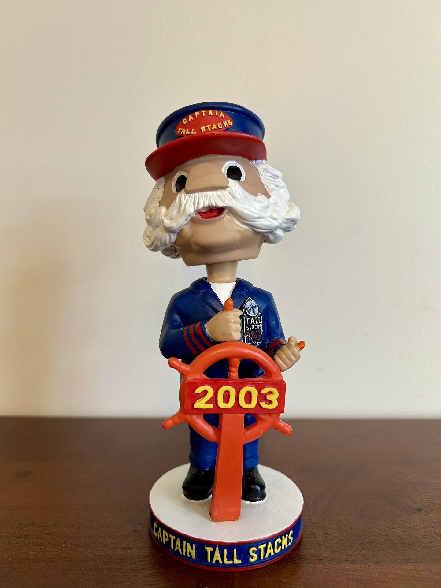 Captain Tall Stacks Bobblehead 2003