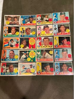 🥎 (150) 1960 TOPPS BASEBALL CARDS 🍿 EXCELLENT CONDITION 🥎