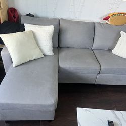  L shaped (reversible) couch/ sofa
