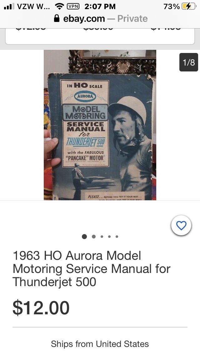 HO Racing Set W/Box