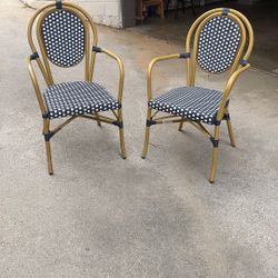 Two Cafe Chairs 